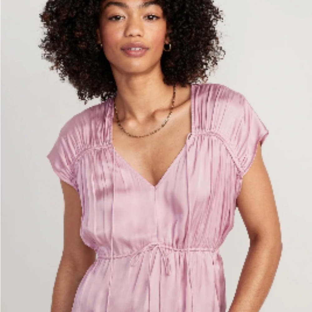 NWT Old Navy pink waist defining blouse